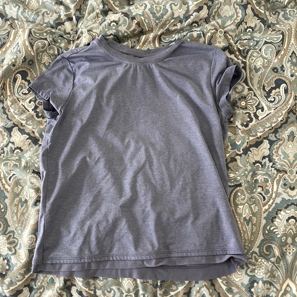 Purple Athleta Girls Tee.